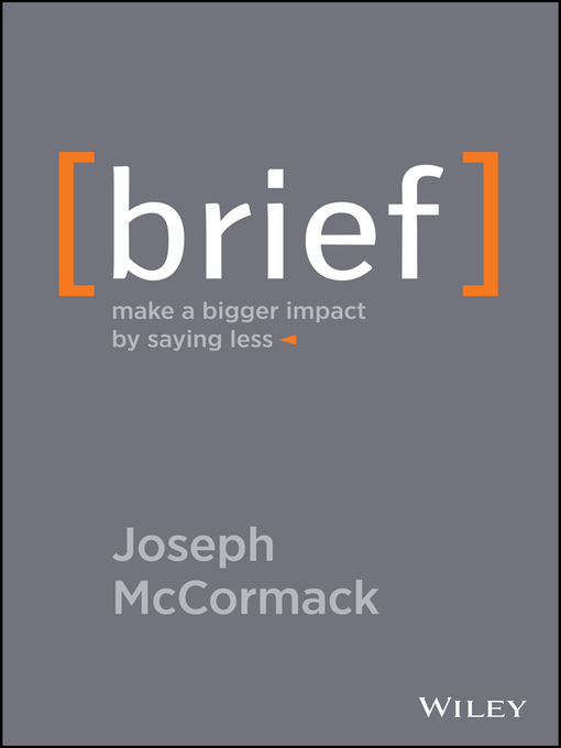 Title details for Brief by Joseph McCormack - Available